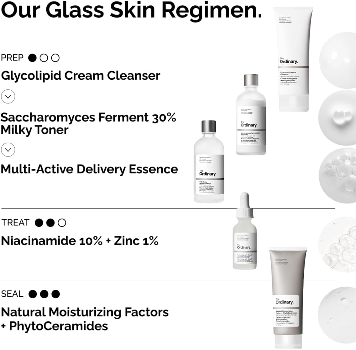 The Ordinary Glycolipid Cream Cleanser, Gentle Makeup Removal with Plant-Derived Glycolipid Agents, 150Ml