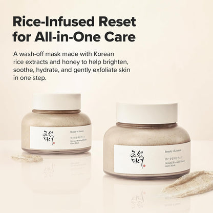 Ground Rice and Honey Glow Mask 150Ml for Radiant Skin
