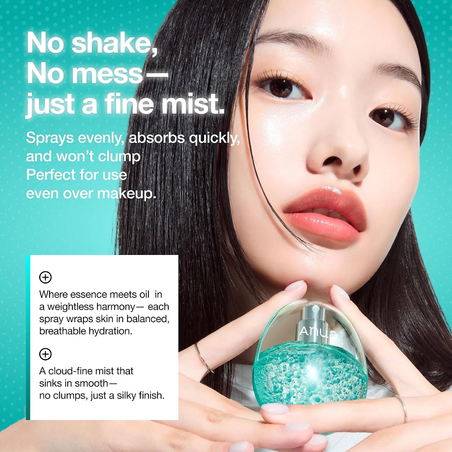 PDRN Collagen Glow Facial Serum Spray, Hydrating Face Mist, Hyaluronic Acid, Dewy Glass Finish, All Skin Types, Instant Plumping Hydration, Firming Care, Korean Skincare, 30Ml