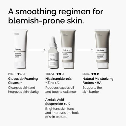 The Ordinary Azelaic Acid Suspension 10%, Brightening Formula for Uneven and Blemish-Prone Skin