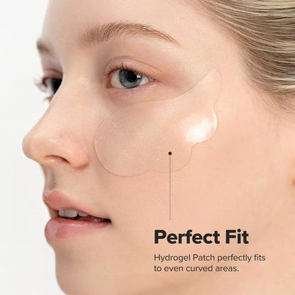 Revive under Eye Patch Retinal Ginseng for Puffy under Eye Bag Masks Collagen Peptide Korean Skincare for Women and Men, 60 Sheets 30 Pairs