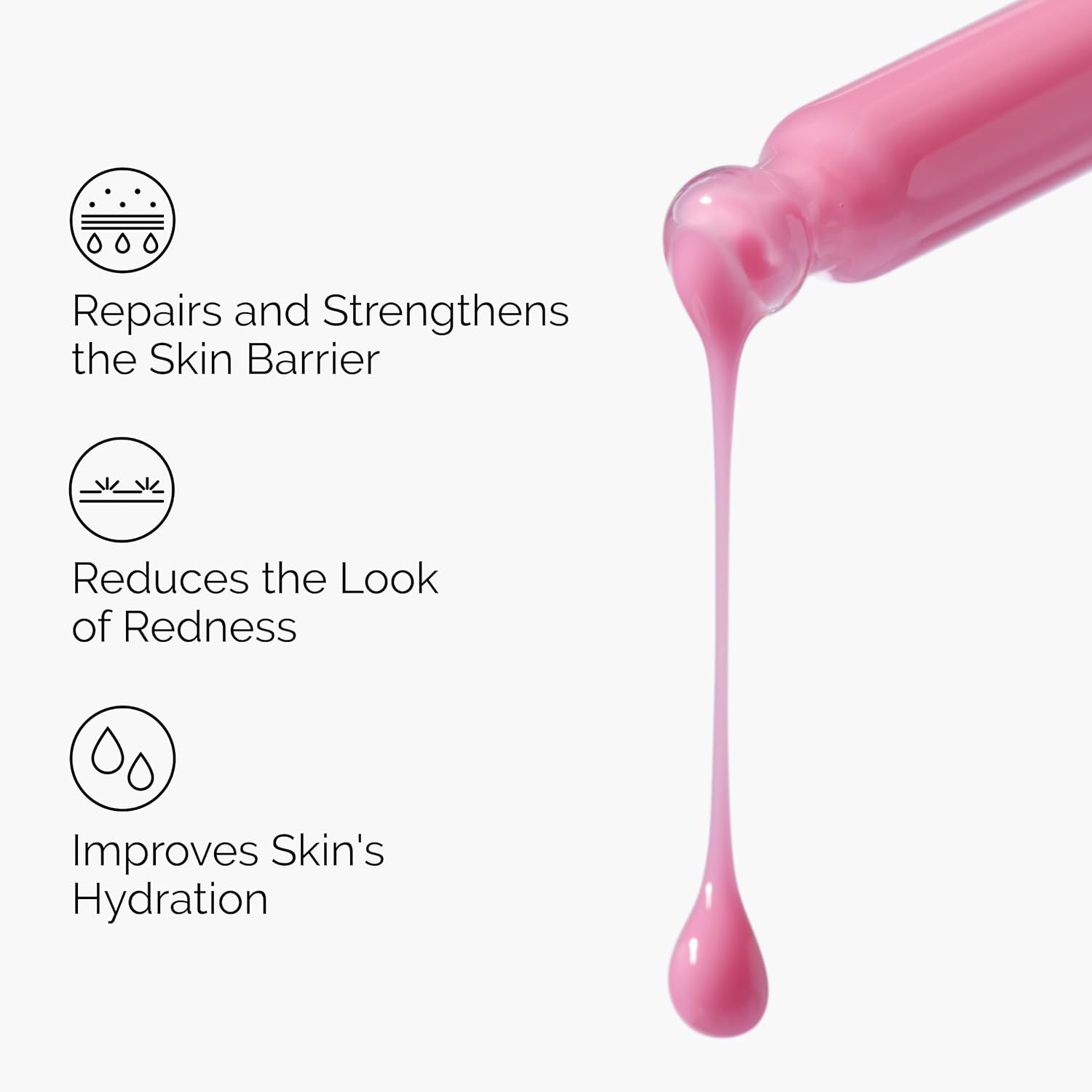 Soothing & Barrier Support Serum, Redness-Reducing & Hydrating Solution for Skin Barrier Recovery, 30Ml