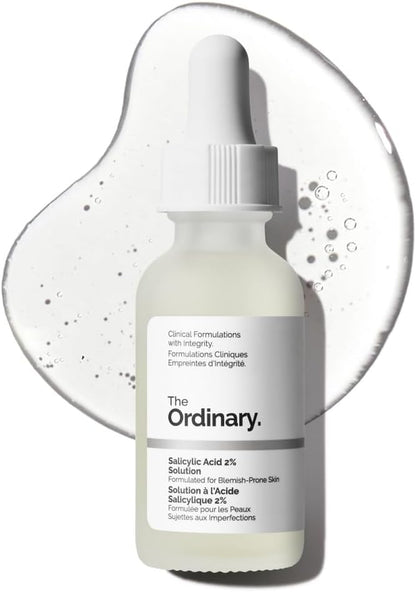 The Ordinary Salicylic Acid 2% Solution, Blemish-Fighting Serum for Blemish-Prone Skin, 30Ml