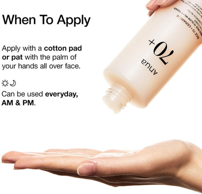 Rice 70 Glow Milky Toner, Glass & Dewy Skin, Hydrating & Barrier Care, Rice Water, Niacinamide, Ceramides, All Skin Types, Fragrance-Free, Non Comedogenic, Korean Skincare, 250Ml