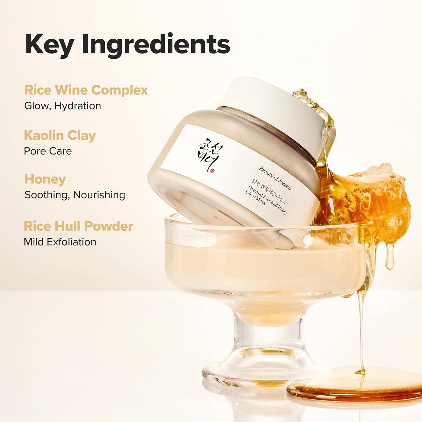 Ground Rice and Honey Glow Mask 150Ml for Radiant Skin
