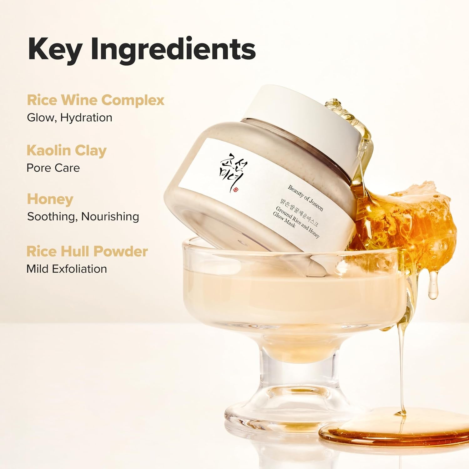 Ground Rice and Honey Glow Mask 150Ml for Radiant Skin