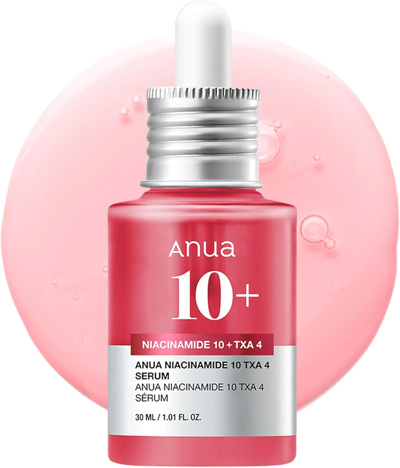 Niacinamide 10 + TXA 4 Serum, Dark Spot Care, Hyaluronic Acid, Tranexamic Acid, Lightweight & Hydrating All-In-One Daily Facial Serum for Glass Skin, Korean Skincare, 30Ml