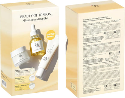 Glow Essentials Set​ㅣRelief Sun + Dynasty Cream + Glow Serum | Daily Korean Skincare Kit
