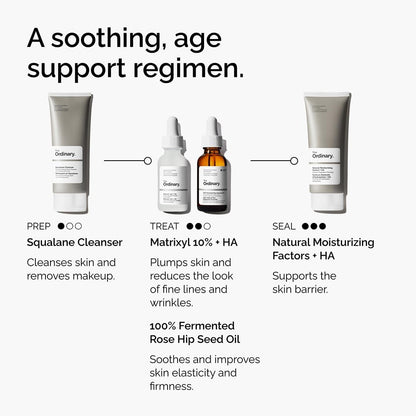 The Ordinary Matrixyl 10% + HA, Anti-Aging Serum for Fine Lines and Wrinkles, 30Ml