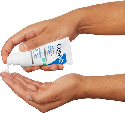 Cerave Oil Control Moiusturising Gel Cream for Combination & Oily Skin,52Ml | Oil-Absorbing Technology with 3 Essential Ceramides & Hyaluronic Acid, Lightweight, Matte Finish, Dermatologist Developed