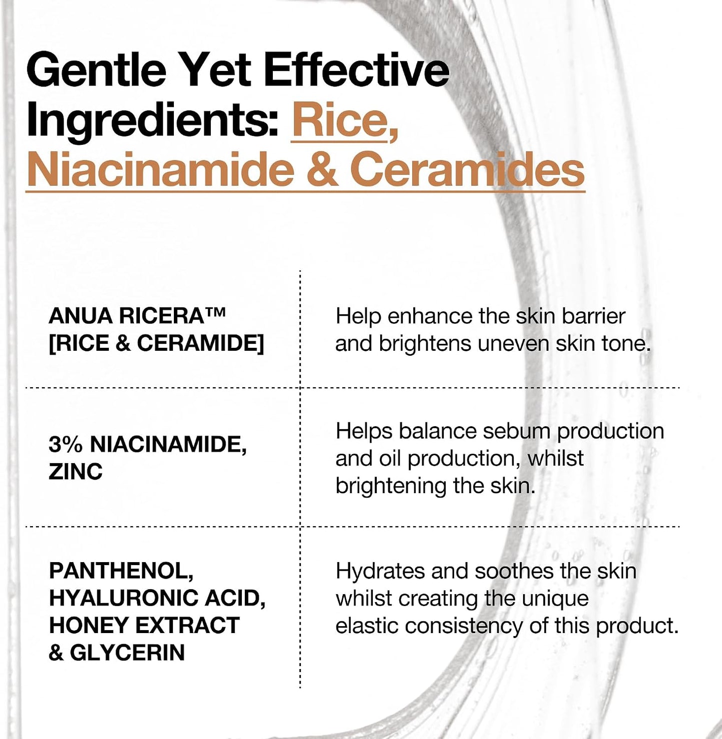 Rice Ceramide 7 Hydrating Barrier Serum, Moisturizing Face Serum, Non-Comodogenic, Hyaluronic Acid, Niacinamide, Lightweight, Fragrance Free, Sensitive Dry Skin, Korean Skincare, 1.69 Fl.Oz