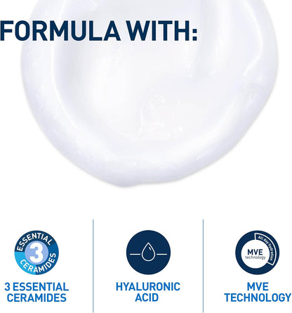 Cerave Moisturising Lotion Refill for Dry to Very Dry Skin, 473Ml | Lighweight Daily Hydrating Face & Body Moisturiser with Hyaluronic Acid, Ceramides, MVE Technology. Fragrance-Free.