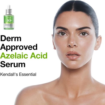 Azelaic Acid 10 Hyaluron Redness Soothing Serum, Facial Serum for Blemish-Prone & Oily-Prone Skin, Lightweight & Hydrating Blemish Care, Hyaluronic Acid, Korean Skincare, 30Ml