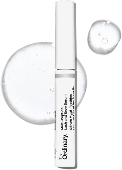 The Ordinary Multi-Peptide Lash and Brow Serum, Peptide-Powered Formula for Thicker, Fuller Looking Lashes & Brows, 5Ml