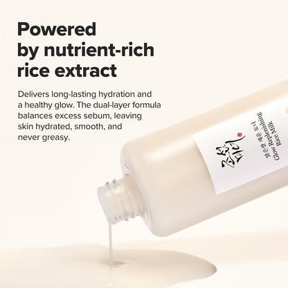 Glow Replenishing Rice Milk Toner Deep Hydration and Oil Control with Rice Extract Hydrating Korean Milky Toner for All Skin Types, 150Ml
