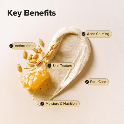 Ground Rice and Honey Glow Mask 150Ml for Radiant Skin
