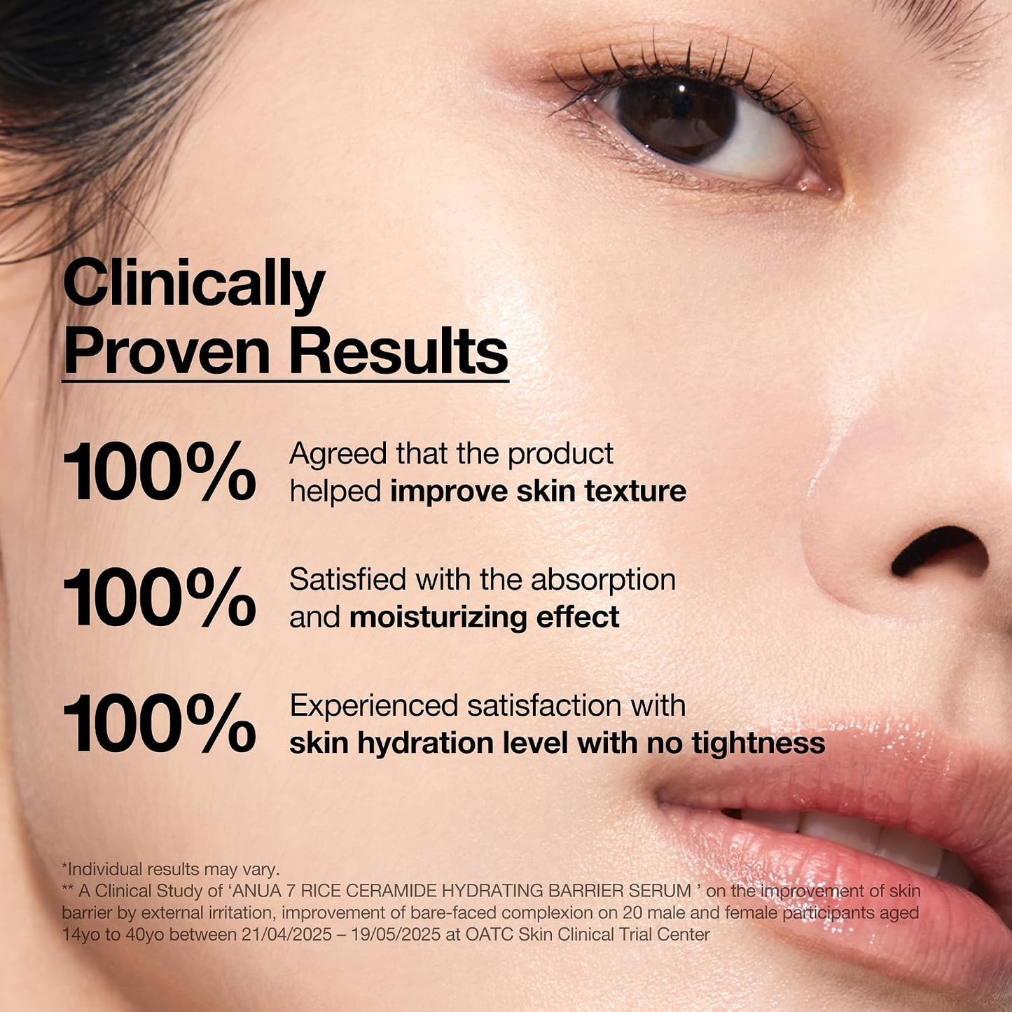 Rice Ceramide 7 Hydrating Barrier Serum, Moisturizing Face Serum, Non-Comodogenic, Hyaluronic Acid, Niacinamide, Lightweight, Fragrance Free, Sensitive Dry Skin, Korean Skincare, 1.69 Fl.Oz