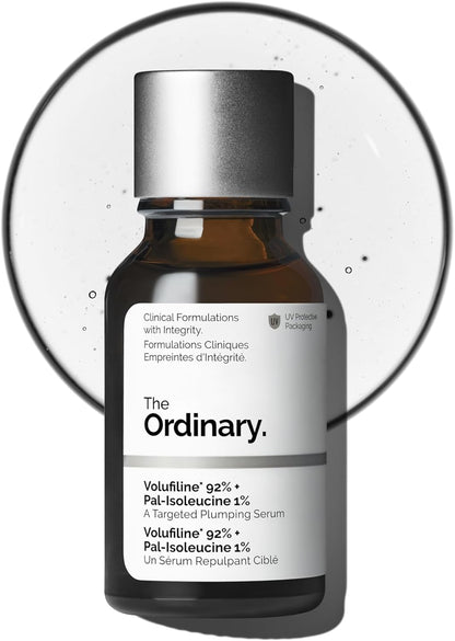 The Ordinary Volufiline 92% + Pal-Isoleucine 1% Plumping Anhydrous Serum, Facial Skincare for Loss of Volume, 15Ml