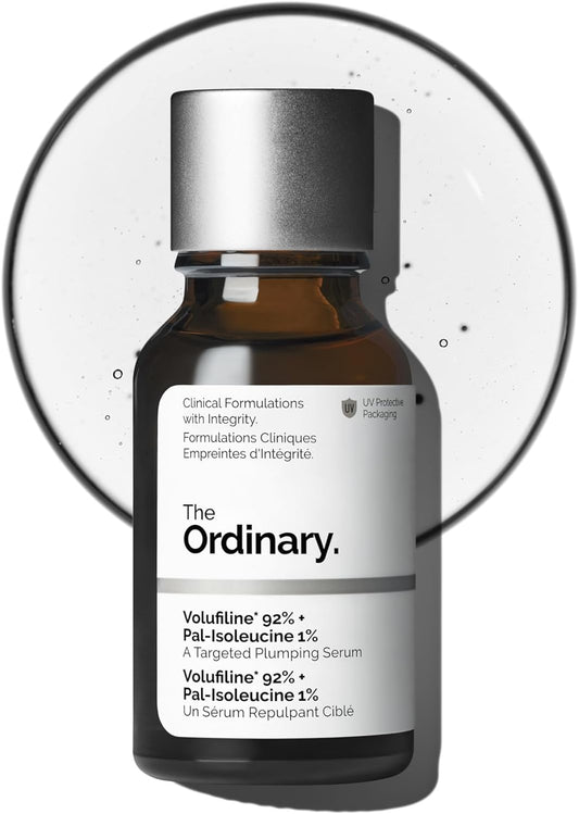 The Ordinary Volufiline 92% + Pal-Isoleucine 1% Plumping Anhydrous Serum, Facial Skincare for Loss of Volume, 15Ml