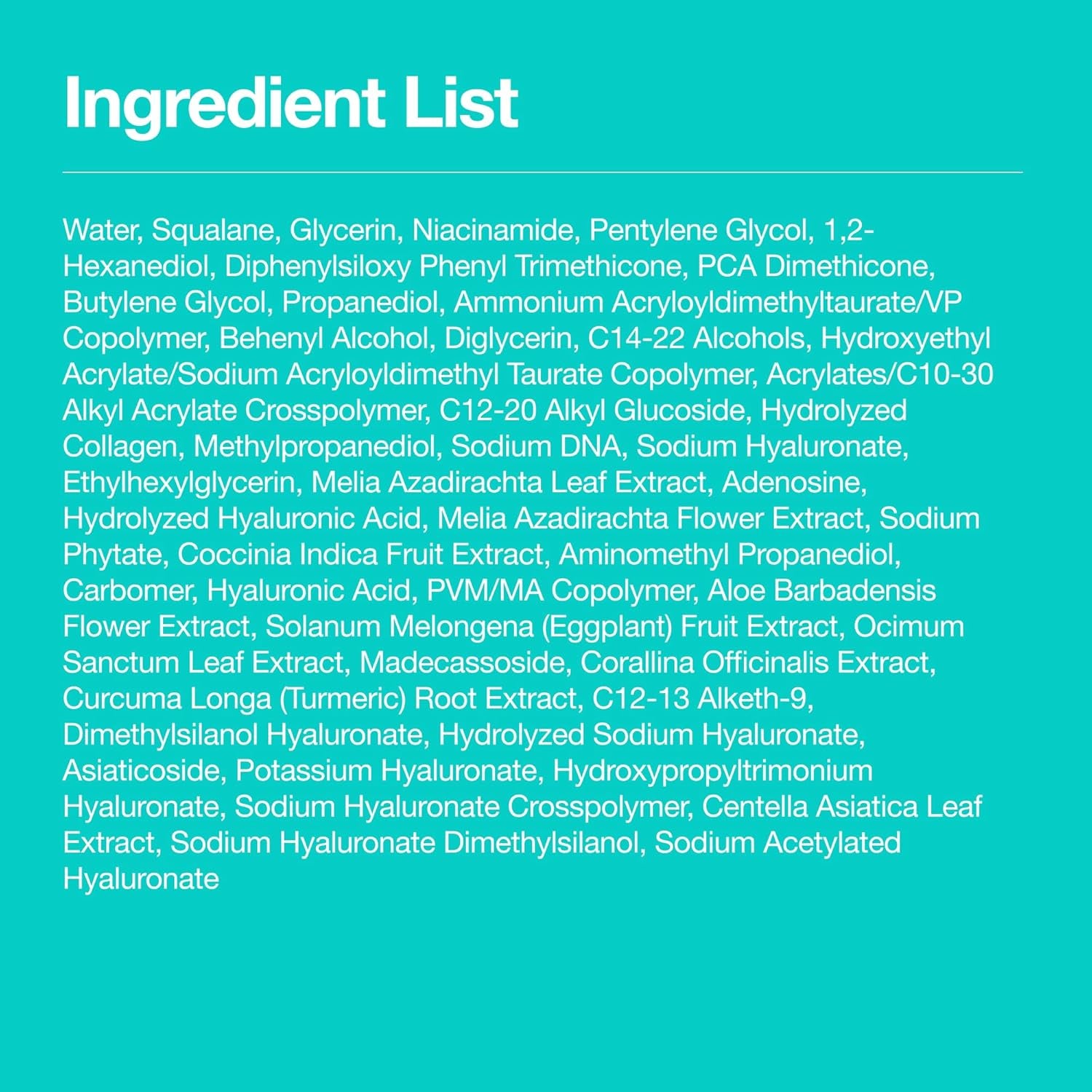 PDRN Hyaluronic Acid 100 Moisturizing Cream, Lightweight, Non-Greasy Hydrating Face Moisturizer with Salmon DNA for Glass Skin, Korean Skincare, 2.02 Fl.Oz