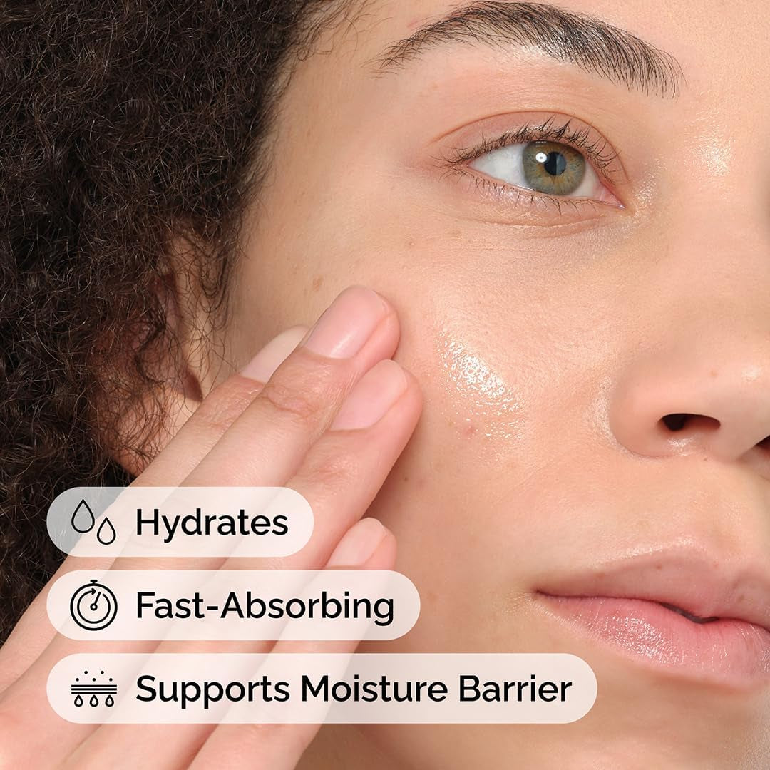 100% Plant-Derived Squalane, for Skin and Hair, Lightweight Hydration, and Moisture Barrier Support, 30Ml