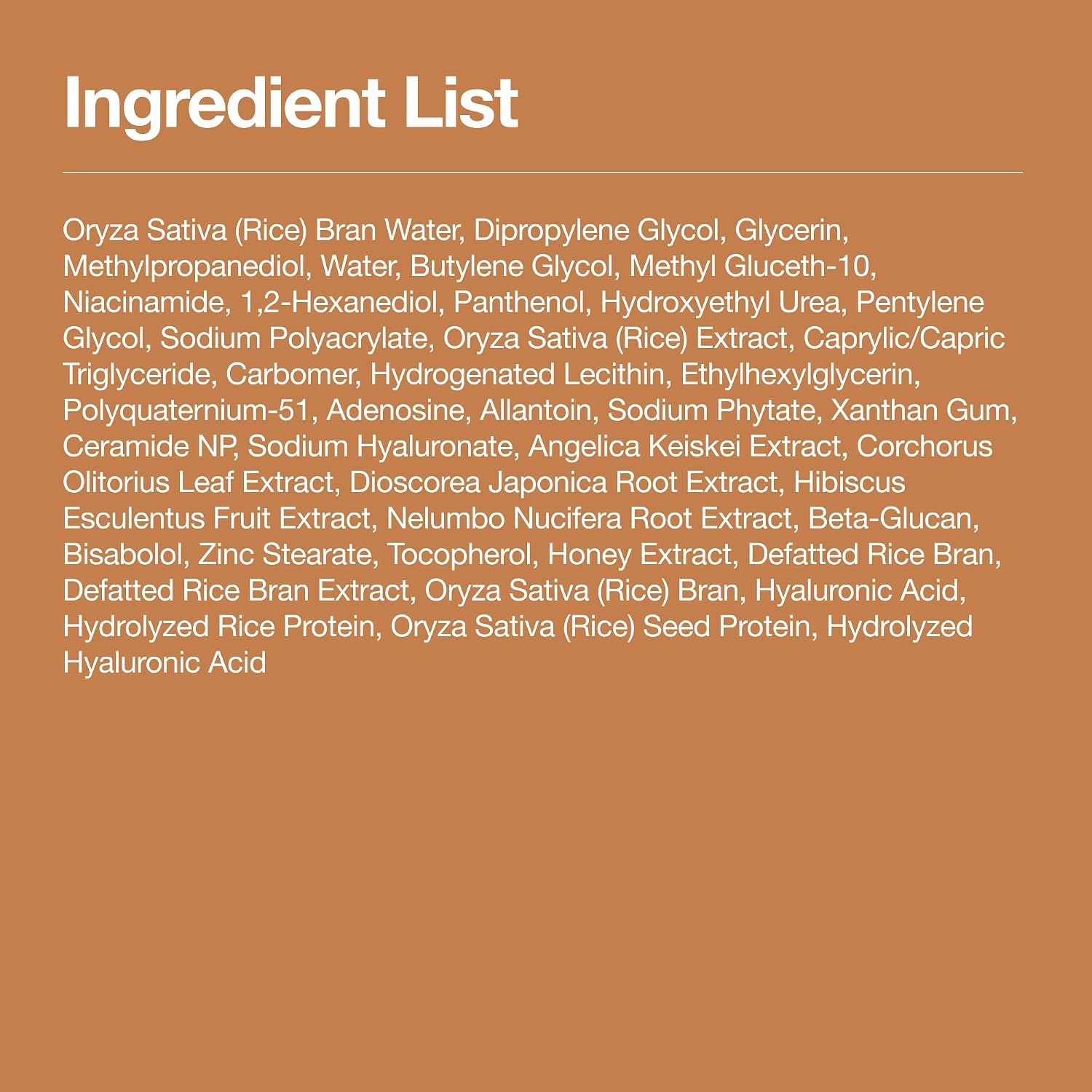 Rice Ceramide 7 Hydrating Barrier Serum, Moisturizing Face Serum, Non-Comodogenic, Hyaluronic Acid, Niacinamide, Lightweight, Fragrance Free, Sensitive Dry Skin, Korean Skincare, 1.69 Fl.Oz