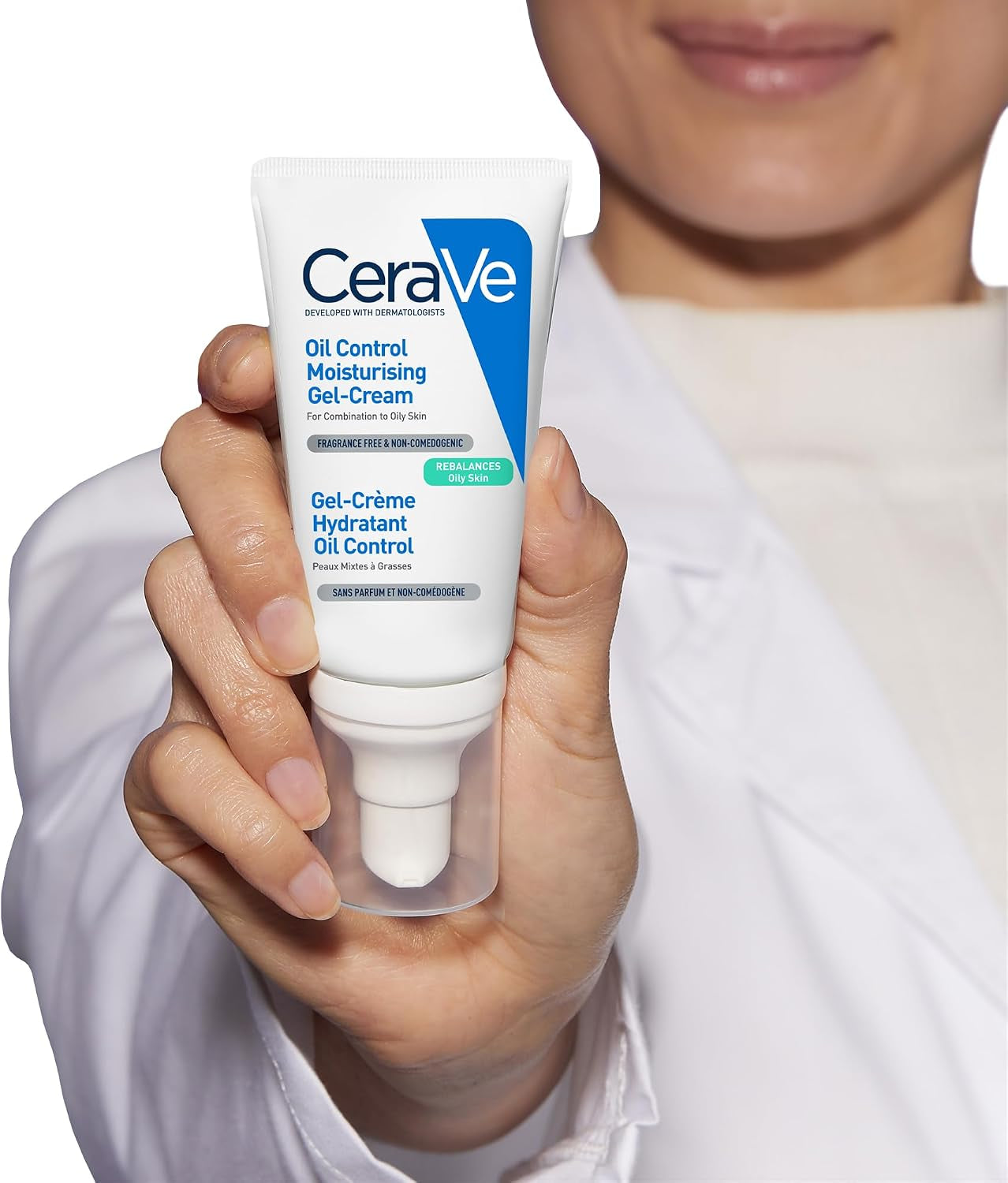 Cerave Oil Control Moiusturising Gel Cream for Combination & Oily Skin,52Ml | Oil-Absorbing Technology with 3 Essential Ceramides & Hyaluronic Acid, Lightweight, Matte Finish, Dermatologist Developed