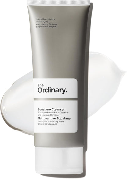 The Ordinary Squalane Cleanser, Hydrating Makeup Remover, Supports Moisture Barrier, 150Ml