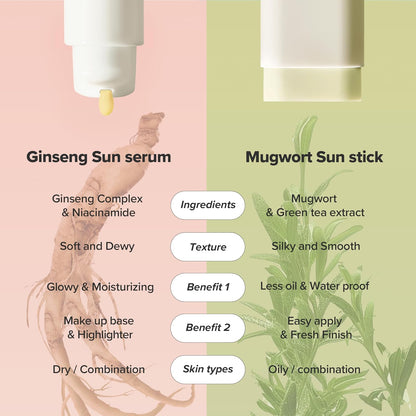 Matte Sun Stick : Mugwort+Camelia(18G, 0.63Fl.Oz)